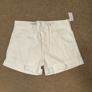 GAP Off-White Denim Shorts